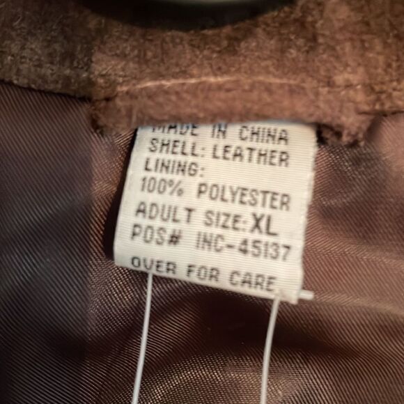 NEW Women's Chocolate Brown Suede Button Front Shirt - XL - Picture 3 of 10